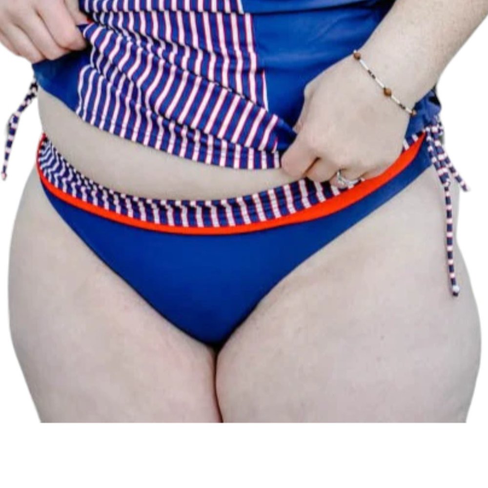 Curvy Kate Ahoy Fold Over Bikini Bottom - 2XL